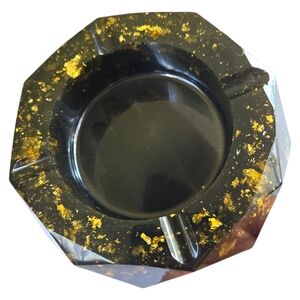Black and Gold Elegant Ashtray